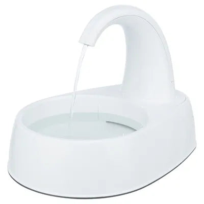 Trixie Curved Stream ivószökőkút műanyag fehér – 2,5 l