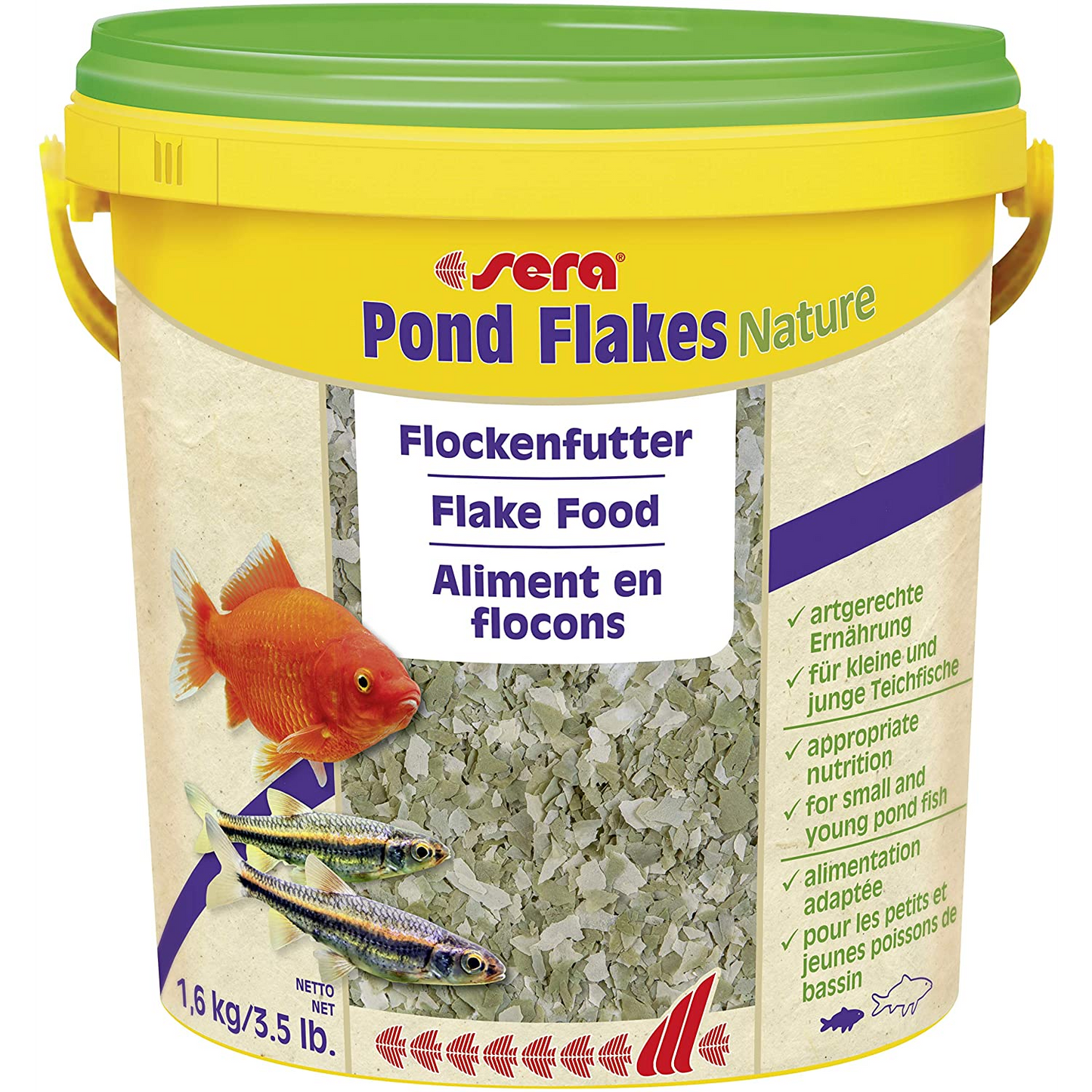 SERA 103983 Pond Flakes - Kerti tó haleledel 10L (1,6kg)-0