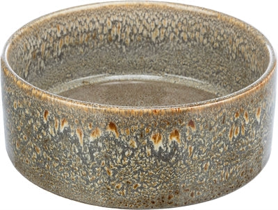 Trixie ceramic food and water bowl brown-0