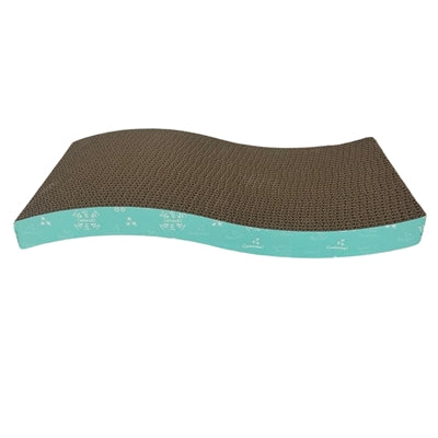 Easypets cat scratcher wave turquoise-0