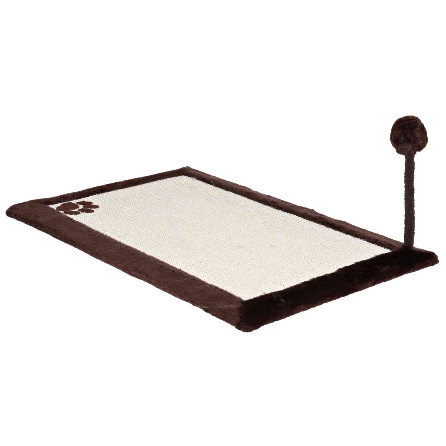 Trixie 103885 Macska karomélesítő szőnyeg plüss szegéllyel 70 × 45 cm - Barna-0