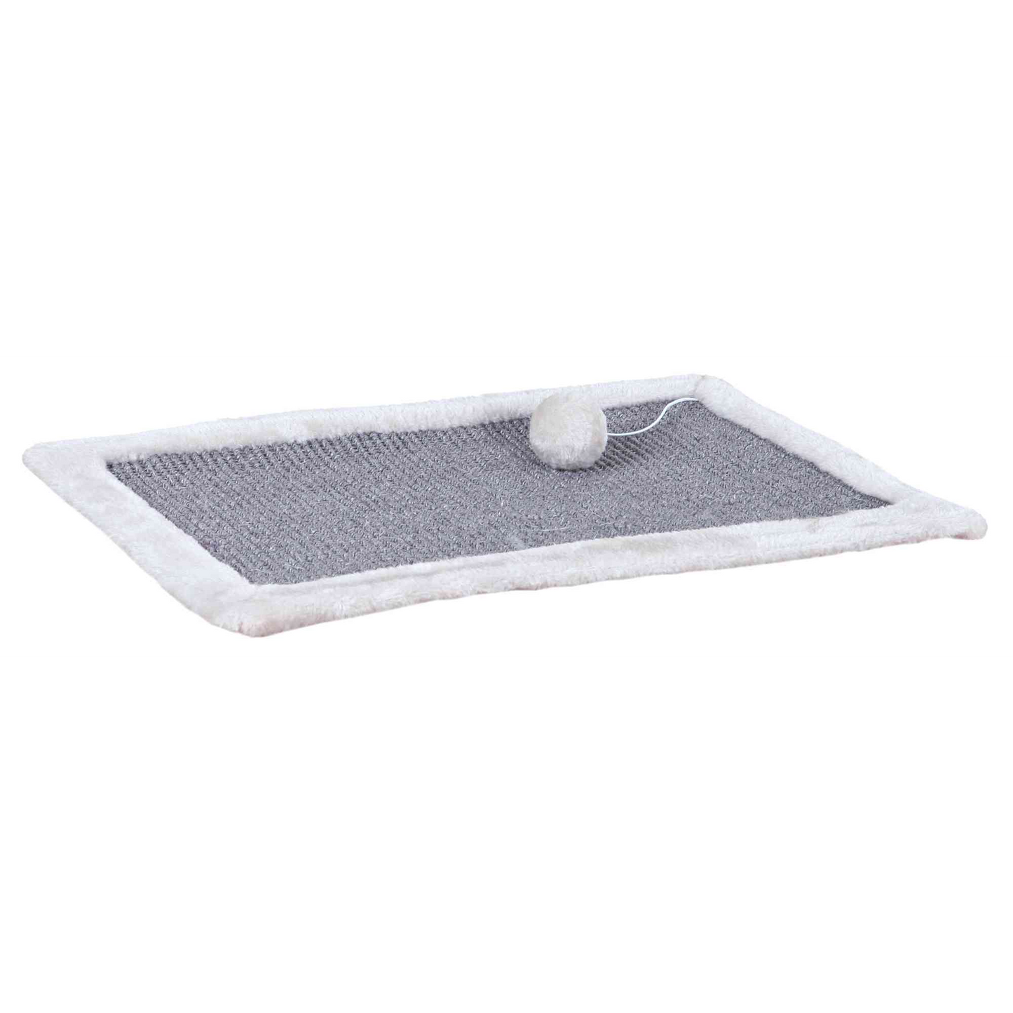 Trixie 103726 Macska karomélesítő szőnyeg plüss szegéllyel 55 × 35 cm - Szürke-0
