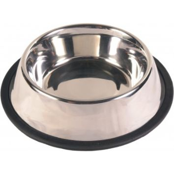 Trixie fém tál gumiperemmel 0.7l/21cm-0