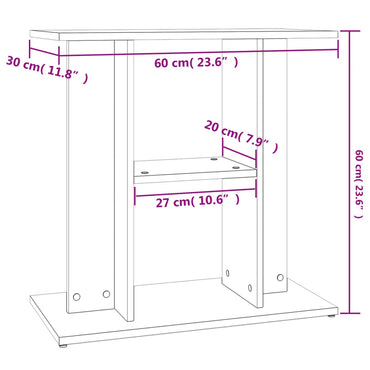 Akvárium alapállvány betonszürke 60x30x60 cm forgácslap