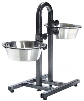 Trixie H-talpas etető állvány egyedileg állítható - 2 x 2,8 l tál Ø 24 cm