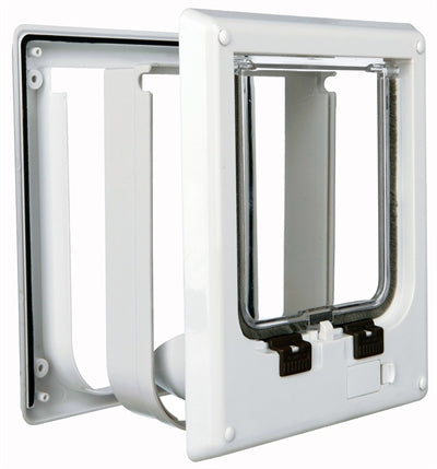 Trixie 4-way cat flap electromagnetic white-0