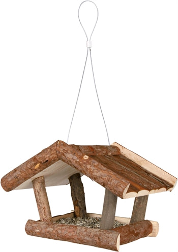Trixie hanging bird feeder bark wood natural-0