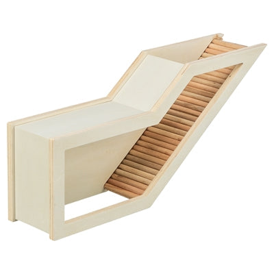 Trixie observation box mouse hamster with tunnel, untreated wood-0