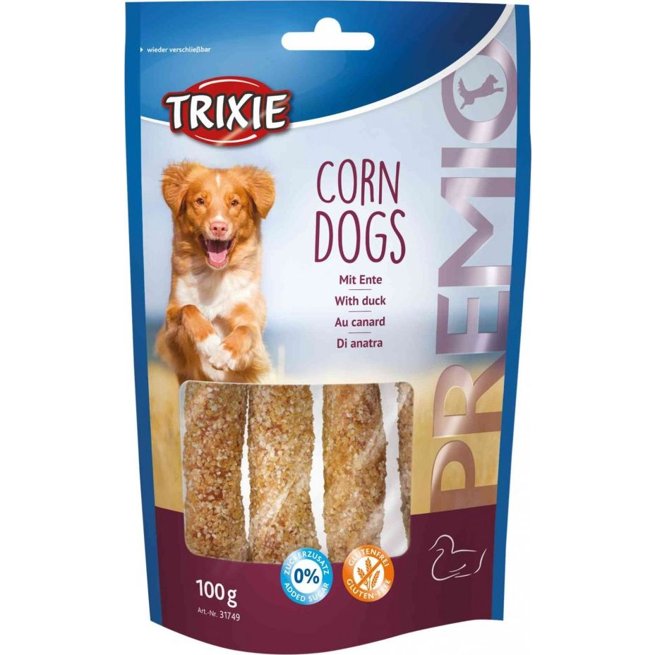 Trixie Jutalomfalat Premio Kacsa Nyersbőrrel 4db/100g-0