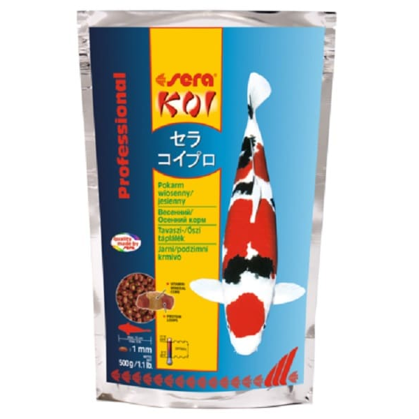 SERA 106656 KOI Professional - Kerti tó őszi haleledel 1000ml (500g)-0