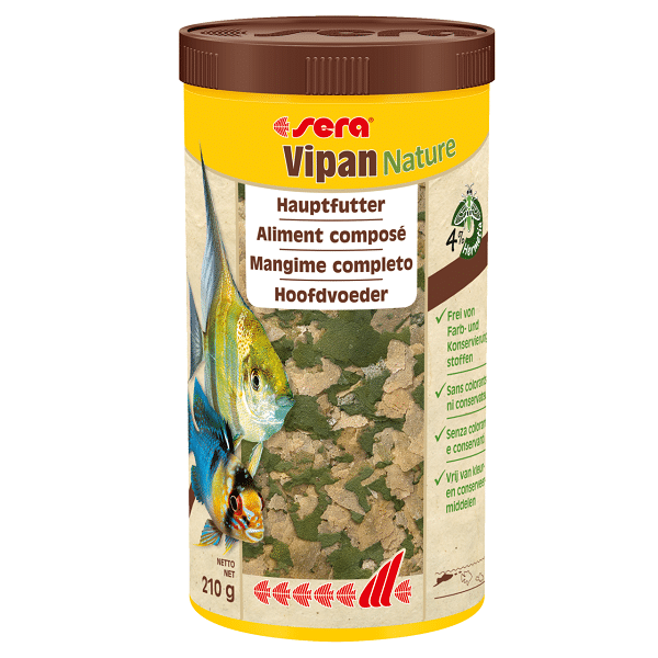 Sera Vipan Nature akvárium haltáp haleledel 1000ml (210g)-0