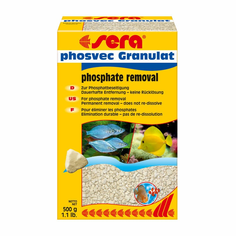 Sera Phosvec Granulat akvárium Foszfát eltávolító granulátum 500g-0