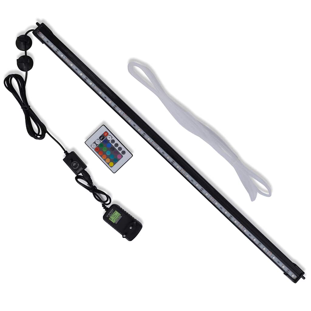 VidaXL LED aquarium lamp with bubbles RGB 71 cm-0