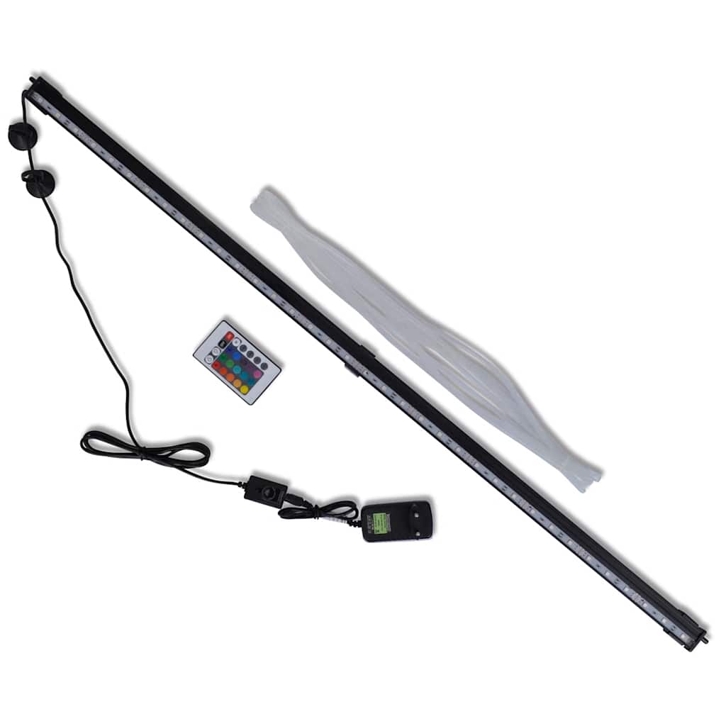Vidaxl LED aquarium light with bubbles RGB 94 cm-0