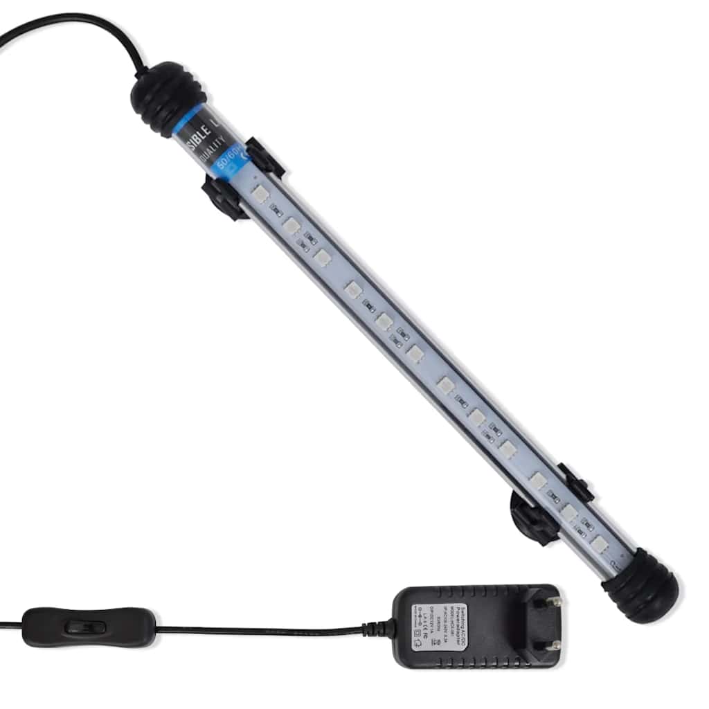 Vidaxxl LED aquarium lamp 28 cm blue-0