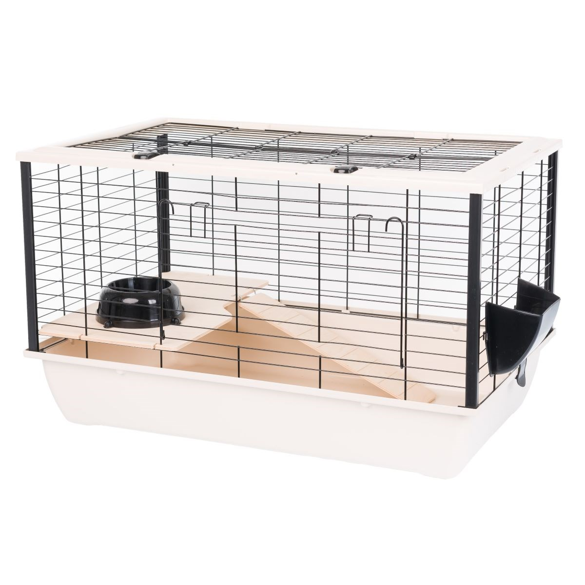 Inter-Zoo Bunny 80 De Luxe Beltéri fém Rágcsáló ketrec (78 x 48 x 50 cm) - Bézs-0