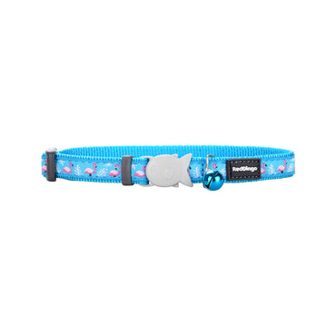 Macska nyakörv Red Dingo Flamingo 20-32 cm türkiz