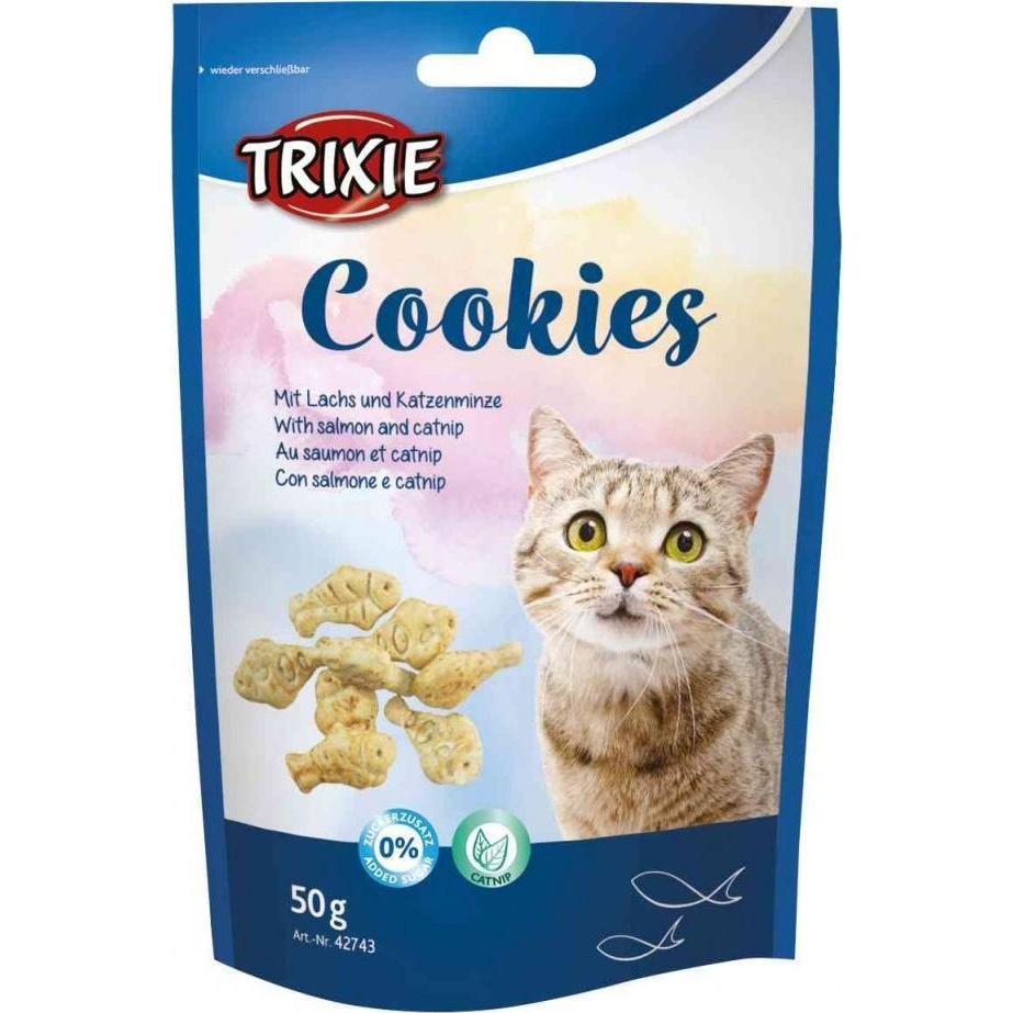 Trixie Jutalomfalat Macskának Cookies lazaccal 50g-0