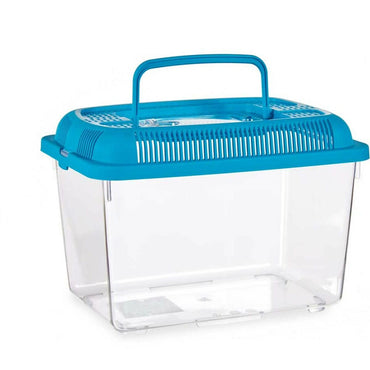 Mascow hüllő box kék műanyag 3 L 17 x 16 x 24 cm fogantyúval közepes (12 db)