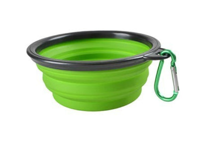 Latex hordozható etető és itató tál kutyáknak (350ML)-7