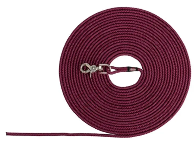 Trixie póráz kerek kézhurok nélkül sangria piros– 20 m