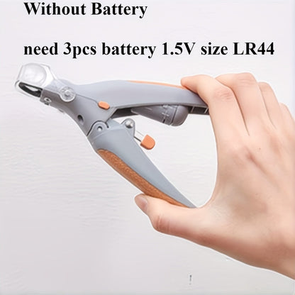 LED-es háziállat körömvágó nagyítóval-5