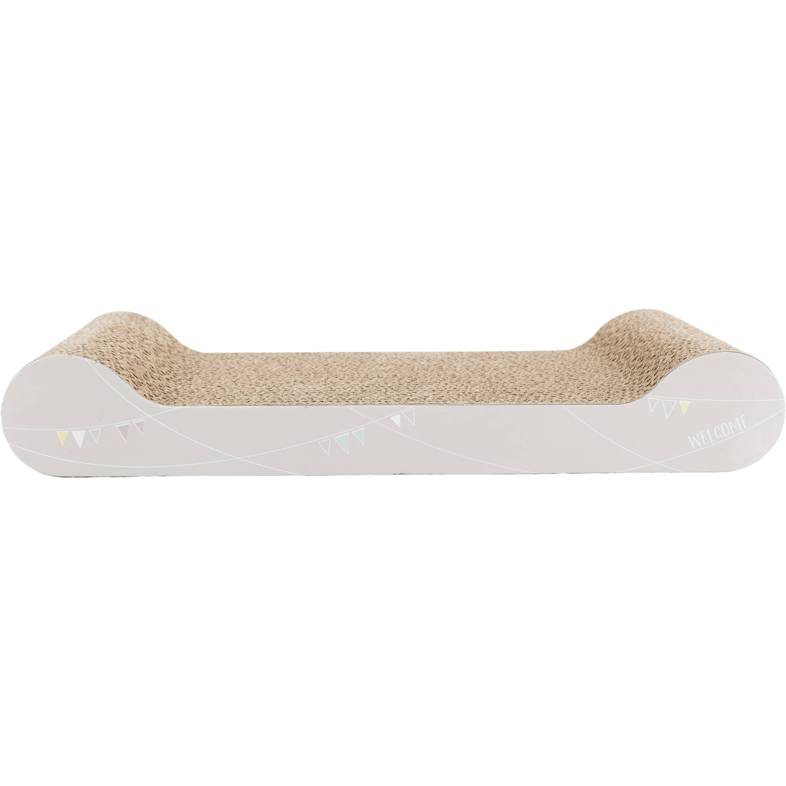Trixie 109071 Macska Körömélező kaparófa karton 38 × 6 × 18 cm - Szürke-0