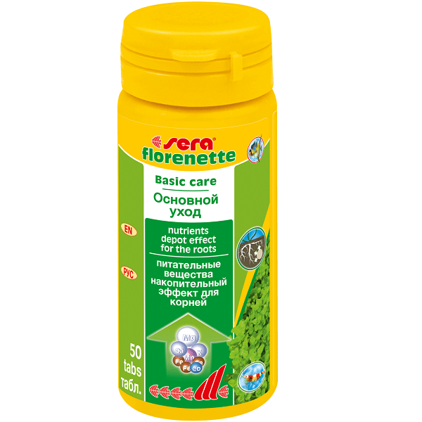 SERA 103372 Florenette Akvárium növény tápanyag 50 tabletta-0