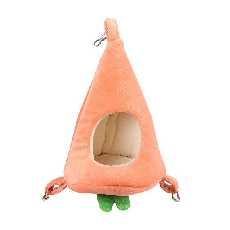 Cozy Carrot Hideaway: The Ultimate Winter Retreat For Small Pets-4