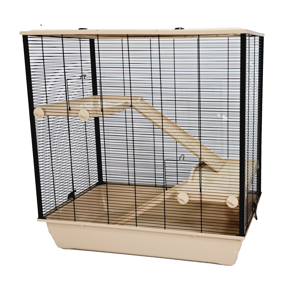 Inter-Zoo Diego + Plastic Bézs hörcsög ketrec (78 x 48 x 80 cm)-0