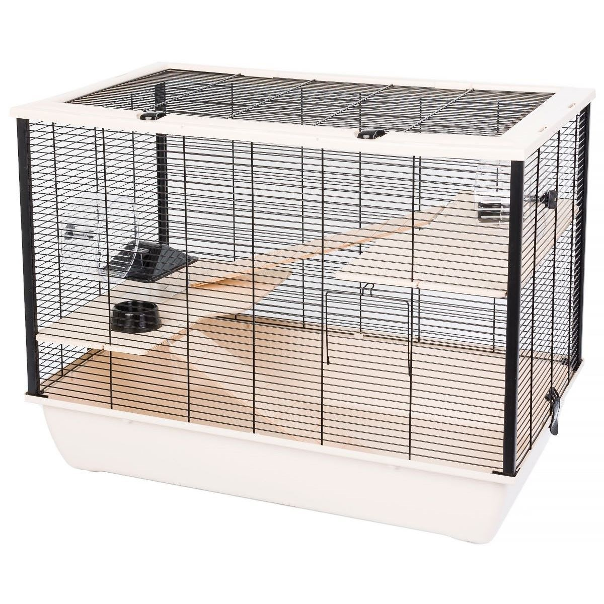 Inter-Zoo Hugo Beltéri fém Rágcsáló ketrec (78 x 48 x 58 cm) - Bézs-0