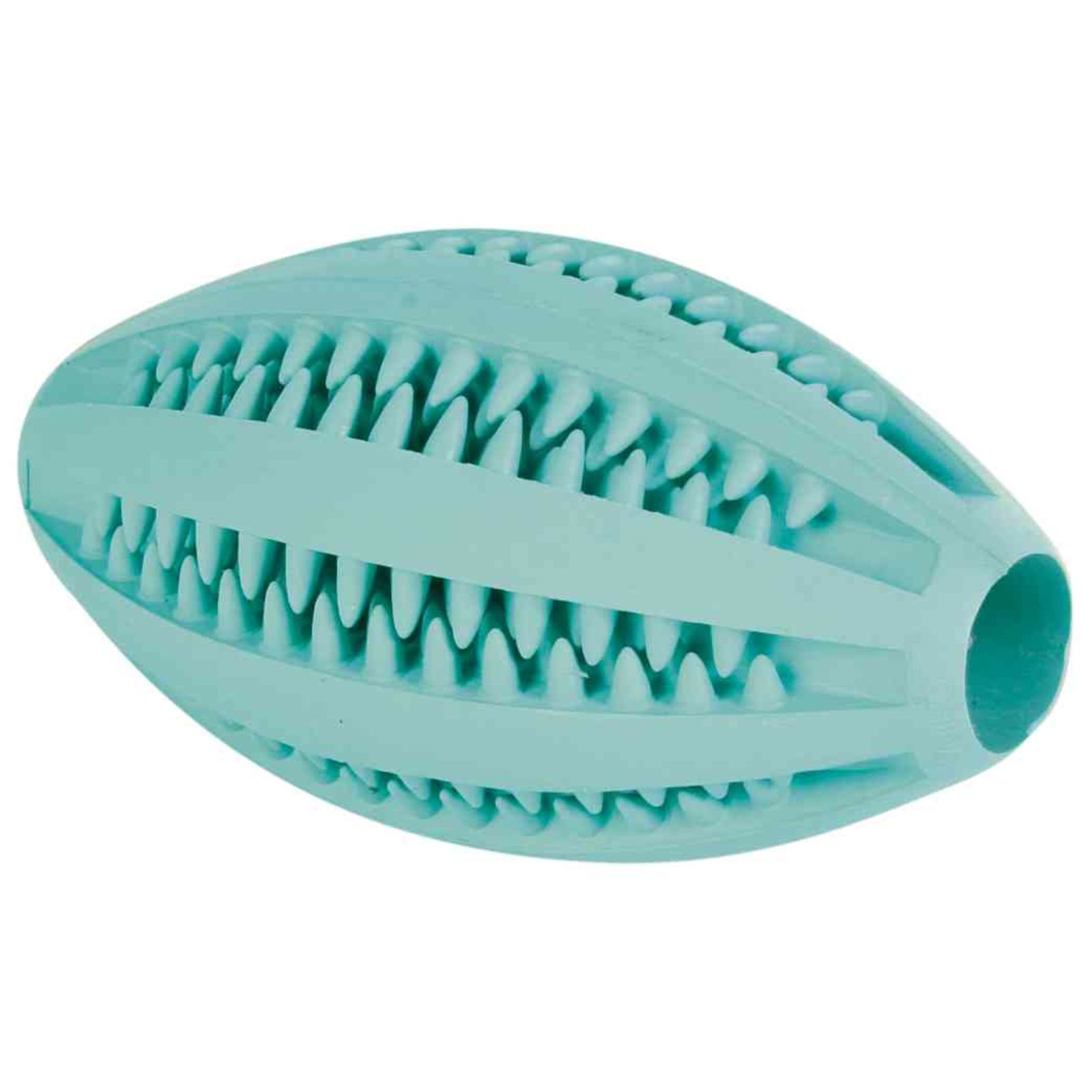 Trixie Dentafun fogtisztító Rugby labda kutyáknak 11cm - Menta-0