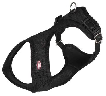 Trixie kutya heveder Touring Comfort Soft, fekete, XXS-XS, 25-35×1,5 cm