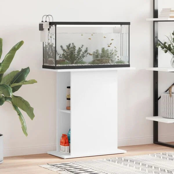 Akvárium alapállvány fehér 75x36x72,5 cm forgácslap