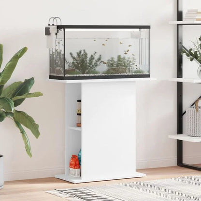 Akvárium alapállvány fehér 75x36x72,5 cm forgácslap