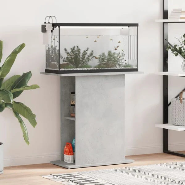 Akvárium alapállvány 75x36x72,5 cm forgácslap betonszürke