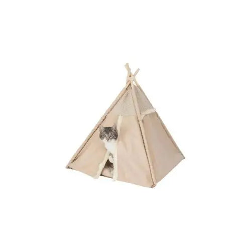 Trixie macska/kutya fekhely tipi boho bézs 55x55x65 cm